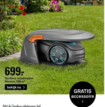 Karwei Gardena robotmaaier aanbieding