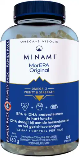 De Online Drogist Minami morepa original softgels 120sg aanbieding