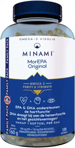 De Online Drogist Minami morepa original softgels 120sg aanbieding