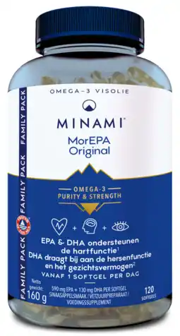 De Online Drogist Minami morepa original softgels 120sg aanbieding