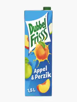 Flink Dubbel frisss appel perzik 1.5l aanbieding