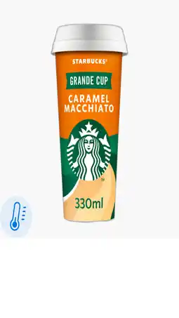 Flink Starbucks caramel macchiato ijskoffie grande cup 330ml aanbieding
