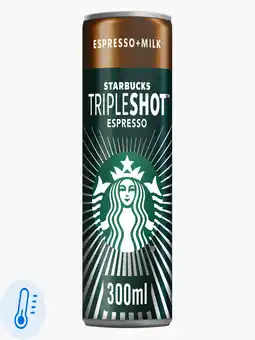 Flink Starbucks tripleshot espresso 30cl aanbieding