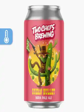 Flink Two chefs green bullet ipa 6,5% 33cl aanbieding