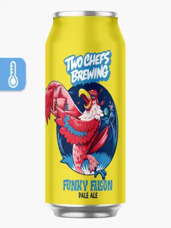 Flink Two chefs funky falcon pale ale 5,2% 0.33l aanbieding