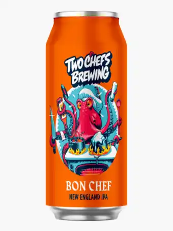Flink Two chefs bon chef neipa 5% 330ml aanbieding