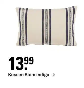 Karwei Kussen Siem indigo aanbieding