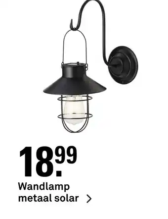 Karwei Wandlamp metaal solar aanbieding