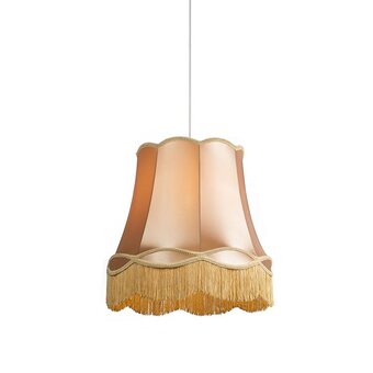 fonQ Qazqa hanglamp granny - geel - retro - d 450mm aanbieding