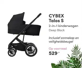 Baby & Tiener Cybex talos s 2-in-1 kinderwagen deep black aanbieding