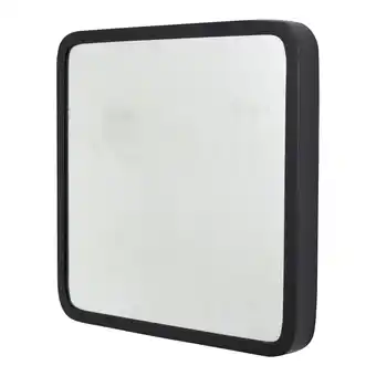 fonQ Loft42 mirror spiegel vierkant zwart - industrieel - metaal - 42x42 aanbieding