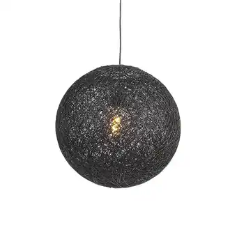 fonQ Qazqa hanglamp corda - zwart - modern - d 450mm aanbieding