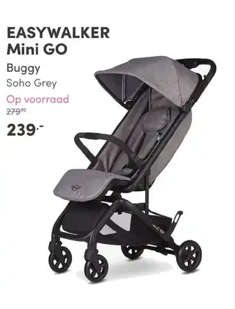 Baby & Tiener Easywalker mini go soho grey aanbieding