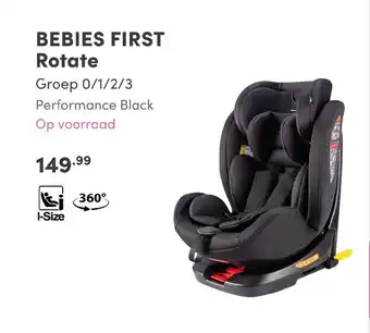 Baby & Tiener Bebies first rotate performance black aanbieding