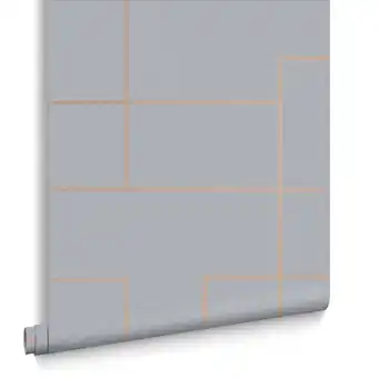 fonQ Graham & brown - vliesbehang - primo grey - 10mx52cm aanbieding