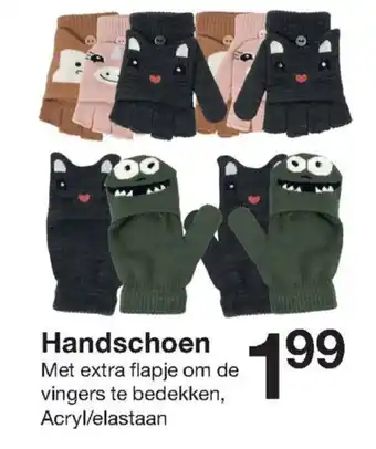 Zeeman Handschoen aanbieding