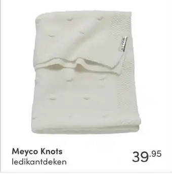 Baby & Tiener Meyco knots ledikantdeken aanbieding