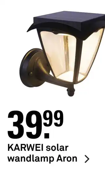 Karwei KARWEI solar wandlamp Aron aanbieding