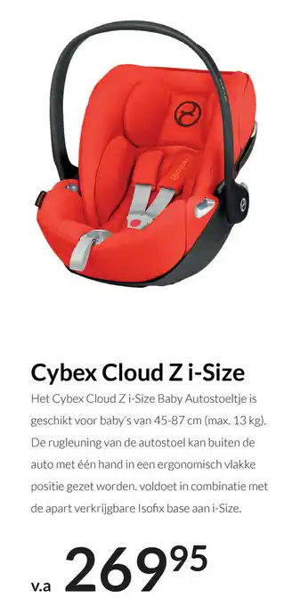 Babypark Cybex Autostoel Cloud Z i-Size aanbieding