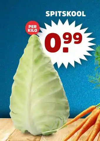 Sahan Supermarkten SPITSKOOL PER KILO aanbieding