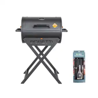 fonQ Boretti fratello houtskoolbarbecue - 2.0 incl. gereedschapsset aanbieding