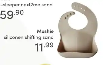 Baby & Tiener Mushie siliconen shifting sand aanbieding