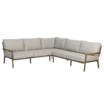 fonQ Exotan loungeset tuin orlando - aluminium - champagne - 233x89x75 aanbieding