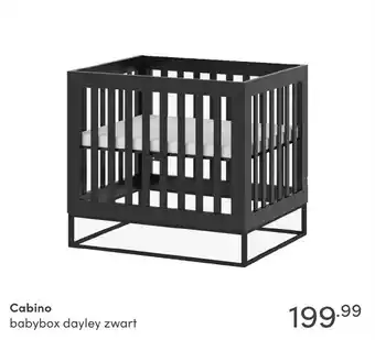 Baby & Tiener Cabino babybox dayley zwart aanbieding