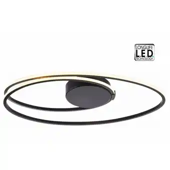 fonQ Freelight plafondlamp ophelia oval led mat zwart aanbieding