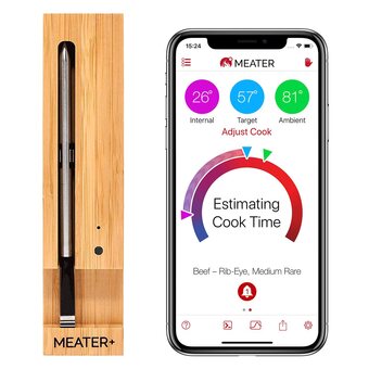 fonQ Meater+ draadloze vleesthermometer l 17 x b 0,15 cm aanbieding