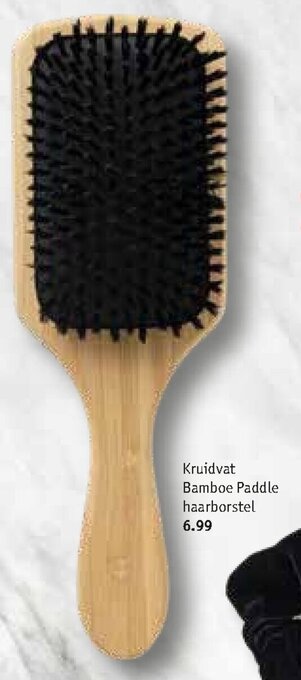 Kruidvat Kruidvat Bamboe Paddle haarborstel aanbieding