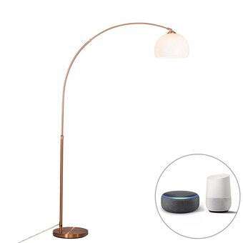 fonQ Qazqa led booglamp arc - koper - modern - l 120cm aanbieding