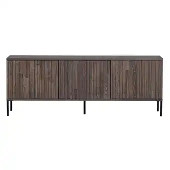 fonQ Woood exclusive new gravure tv meubel - essen - espresso - 56x150x44 aanbieding