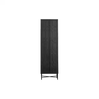 fonQ Bepurehome bequest hoge kast - hout - zwart - 210x60x40 aanbieding