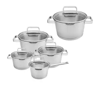 fonQ Sola diamond pannenset 5-delig aanbieding
