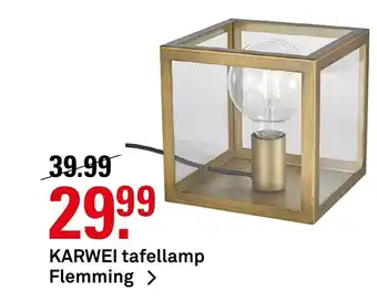 Karwei Tafellamp flemming aanbieding