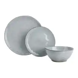 fonQ Salt & pepper artisan serviesset 12-delig - blauw aanbieding