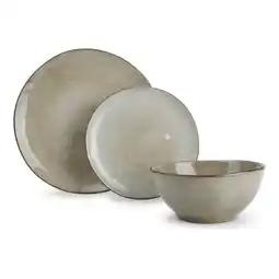 fonQ Salt & pepper artisan serviesset 12-delig - groen aanbieding