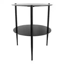 fonQ Salt & pepper patio bijzettafel - zwart aanbieding