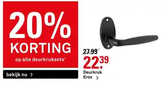 Karwei Deurkruk eros aanbieding