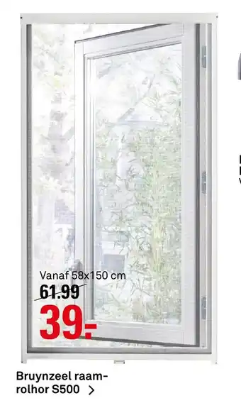 Karwei Bruynzeel raamrolhor S500 aanbieding