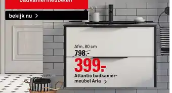 Karwei Atlantic badkamer meubel aria aanbieding