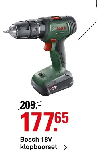 Karwei Bosch 18V klopboorset aanbieding