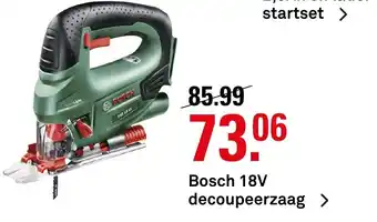 Karwei Bosch 18V decoupeerzaag aanbieding