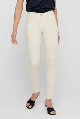 Wehkamp Only skinny jeans onlblush ecru regular aanbieding