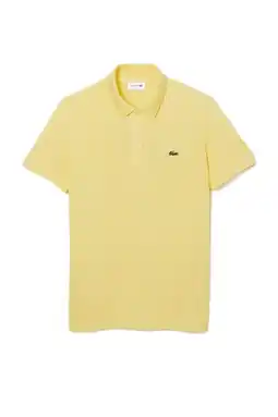 Wehkamp Lacoste regular fit polo original geel aanbieding