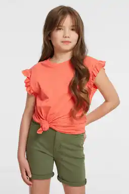 Wehkamp Anytime denim short khaki aanbieding