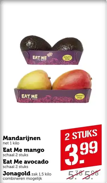 Coop Mandarijnen 1 kilo aanbieding