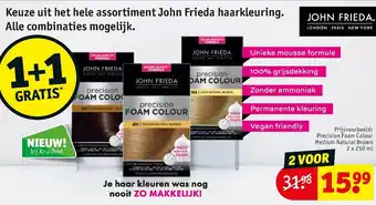 Kruidvat John Frieda haarkleuring assortiment aanbieding