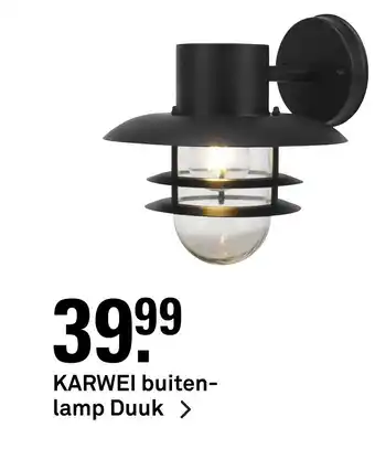 Karwei KARWEI buiten- lamp Duuk > aanbieding